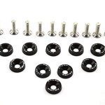 Set tuercas y golillas negro M6X20mm Addco