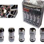 Juego de tuercas de seguridad EPMAN M12XP1.25 Negro