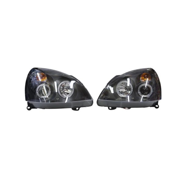 Ópticos LED Renault Clio MK2 02-07 fondo negro