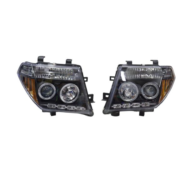 Ópticos LED Nissan Navara Pathfinder 05-13 fondo negro Sonar