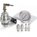 Regulador de presión de bencina tipo L con reloj original epman plateado