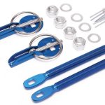 Trabador de capot aluminio universal color AZUL