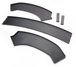 Lip Universal delantero armable de 3 piezas color negro mate V2 - Imagen 4