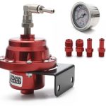 Regulador de presión de bencina tipo L con reloj original Epman rojo