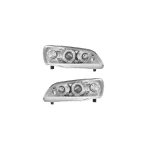 Ópticos LED Peugeot 306 93-96 fondo cromado