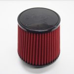 Filtro cónico Simota 3.5" flat cap uretano rojo