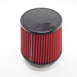 Filtro cónico Simota 4" flat cap uretano rojo