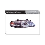 Ópticos LED Nissan Sentra B15 00-03 fondo cromado