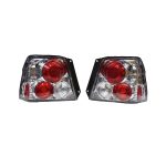 Focos traseros Toyota Tercel 95-01 fondo cromado