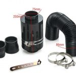 Kit de admisión universal con filtro intermedio fibra de carbono