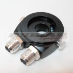 Adaptador enfriador de aceite AN10 negro