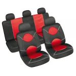Funda Asientos MOTORLIFE NEGRO-ROJO