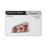 Focos altezza Peugeot 106 96-03 fondo cromado