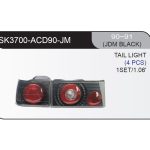 Focos Honda Accord 90-91 4P sedan fondo negro