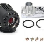 Válvula blow off turbo tipo HKS SQV4 color NEGRO