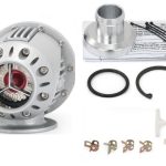 Válvula blow off turbo tipo HKS SQV4 color GRIS
