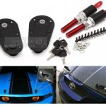 Trabador de capot seguridad D1 spec con llave color negro