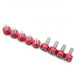 Kit de Pernos y Golillas para tapa de válvula para Honda Epman Rojo