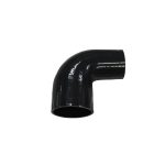 Codo de silicona alta presión 90° 2.5″ a 2″ color negro