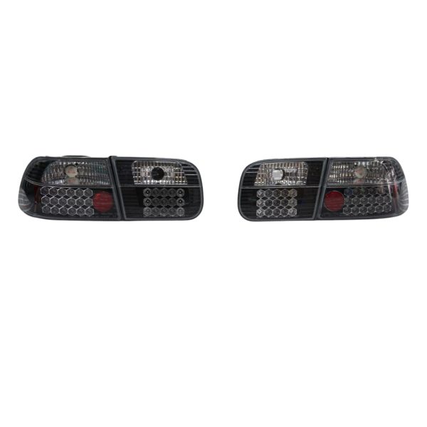 Focos traseros LED Honda Civic 92-95 2/4P fondo negro Sonar