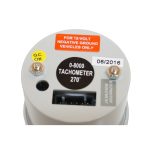Reloj tacómetro 2" 0-8000 RPM AU SWL serie Autogauge - Imagen 4
