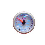 Reloj presión de turbo PSI fondo blanco 7 colores Autogauge - Imagen 3