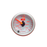 Reloj presión de turbo PSI fondo blanco 7 colores Autogauge - Imagen 4