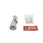 Reloj presión de turbo BAR fondo blanco 7 colores Autogauge - Imagen 2