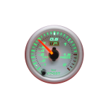 Reloj presión de turbo BAR fondo blanco 7 colores Autogauge - Imagen 5