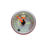 Reloj presión de turbo BAR fondo blanco 7 colores Autogauge - Imagen 8