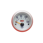 Reloj temperatura de aceite BAR fondo blanco SW series Autogauge