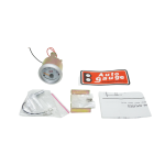 Reloj temperatura de aceite BAR fondo blanco SW series Autogauge - Imagen 3