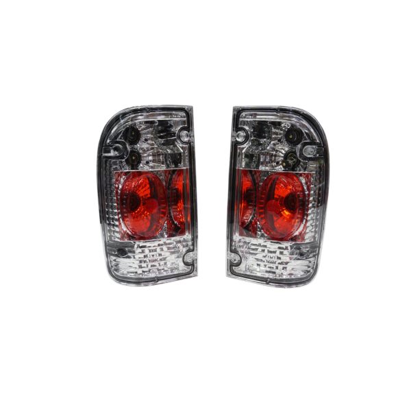 Focos traseros Toyota Hilux 98-03 fondo cromado SONAR
