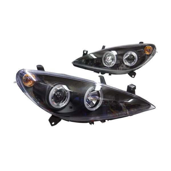Ópticos LED Peugeot 307 01-05 fondo negro