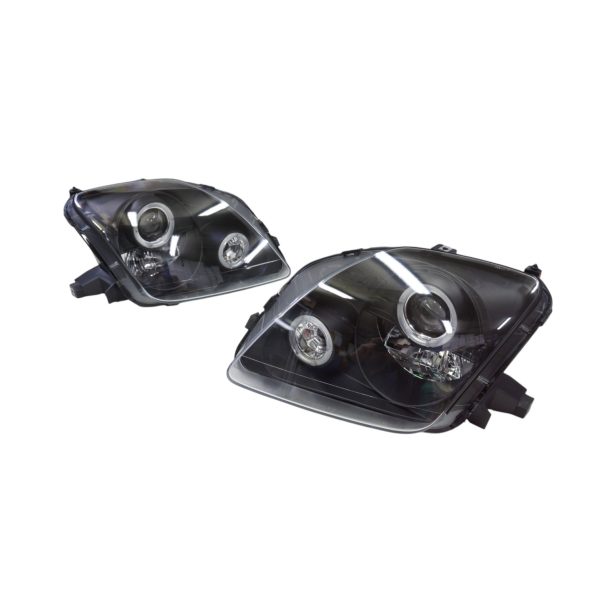 Ópticos delanteros LED Honda Prelude 97-01 fondo negro
