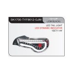 Focos traseros LED Toyota GT86 12-20 fondo negro SONAR