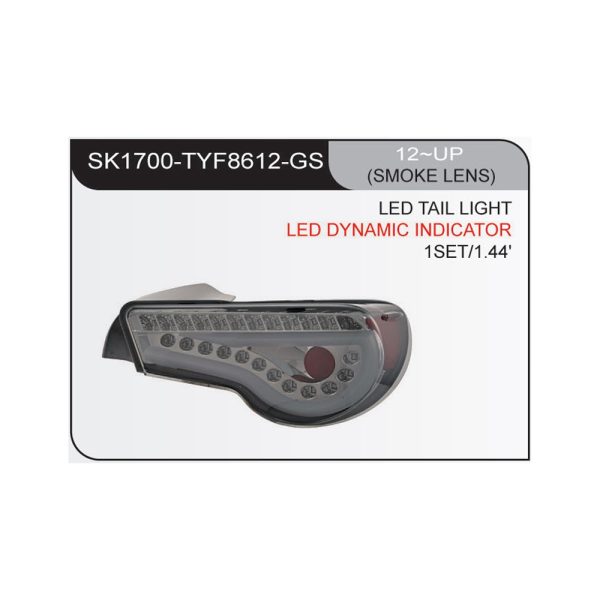 Focos traseros LED Toyota GT86 12-20 ahumado SONAR