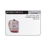 Focos traseros full LED Toyota 4runner 10-24 fondo cromado SONAR