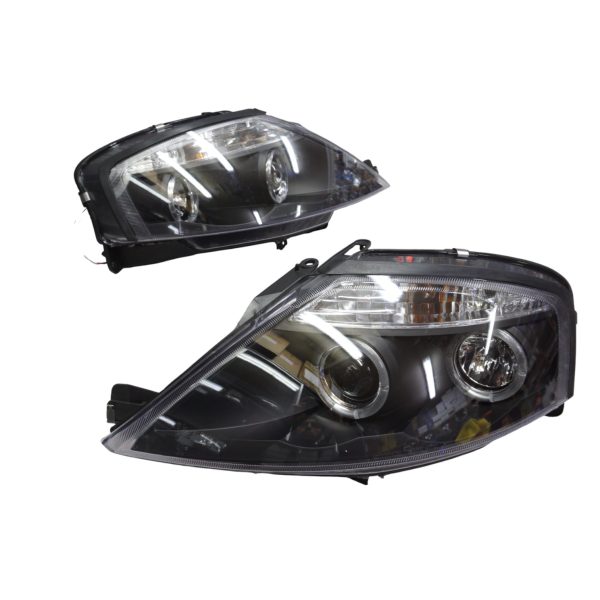 Ópticos delanteros LED Citroën C3 02-08 fondo negro Sonar