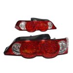 Focos traseros euro LED Honda Integra DC5 01-04 fondo rojo - Imagen 3