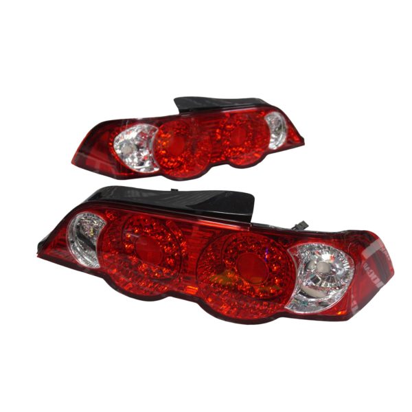 Focos traseros euro LED Honda Integra DC5 01-04 fondo rojo