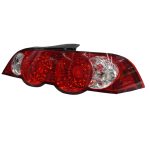 Focos traseros euro LED Honda Integra DC5 01-04 fondo rojo - Imagen 2