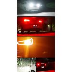 Set ampolletas LED PY21W 21W/5 1 contacto naranja - Imagen 4