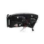 Ópticos delanteros Dodge RAM 06-08 fondo negro YJM - Imagen 6