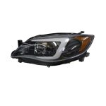 Ópticos delanteros Subaru Impreza 08-14 fondo negro YJM - Imagen 4