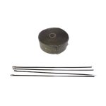 Cinta térmica de escape color café 10Mx2″ + abrazaderas - Imagen 4