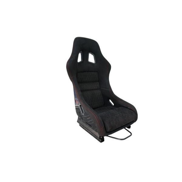 Butaca deportiva fija talla L color negro Track Spec