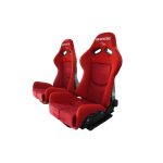 Butacas deportivas reclinables low max color rojo talla L - Imagen 4