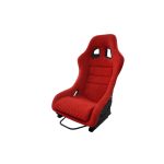 Butaca deportiva fija talla L color rojo Track spec D - Imagen 2