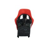 Butaca deportiva fija talla L color rojo Track spec D - Imagen 7